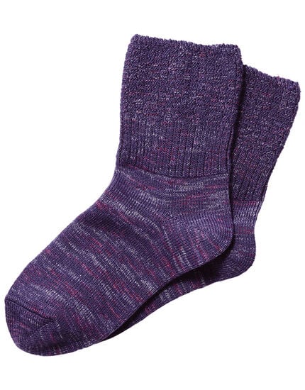 足首ゆったりソックス同色２足組, , main