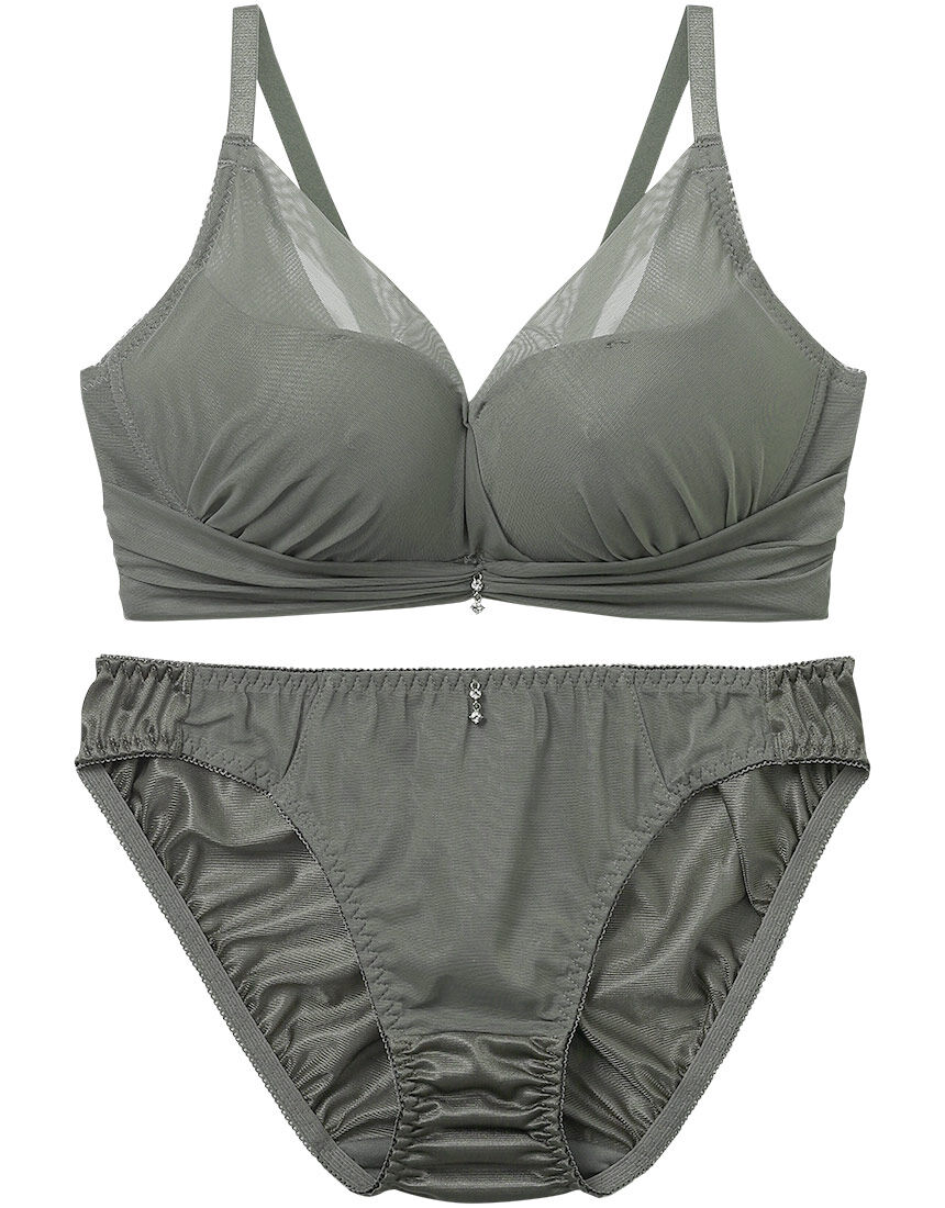 Lingè Noël ランジェノエル シアーロマンティック ブラ＆ショーツ