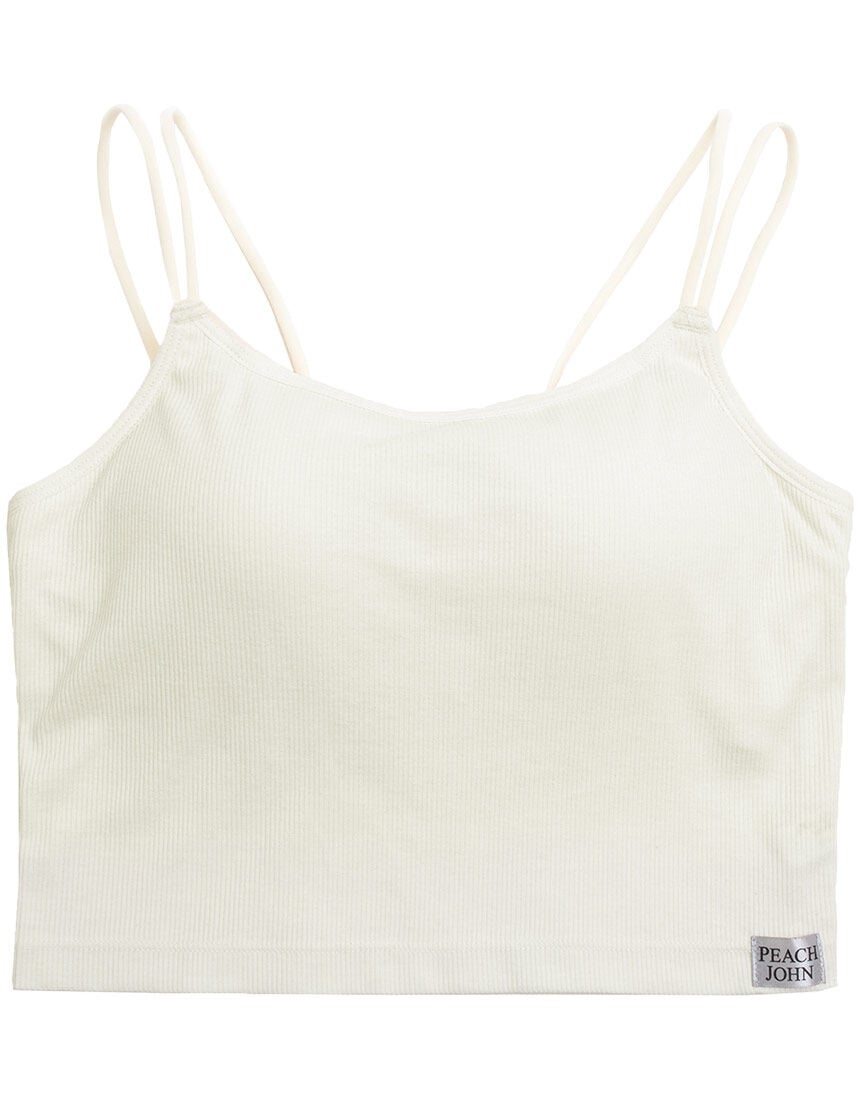 PEACH JOHN×LECIEN【New Basicタイプ】カップ付き クロップドキャミソール カップ付きキャミソール PEACH JOHN×LECIEN【New Basicタイプ】カップ付き クロップドキャミソール カップ付きキャミソール