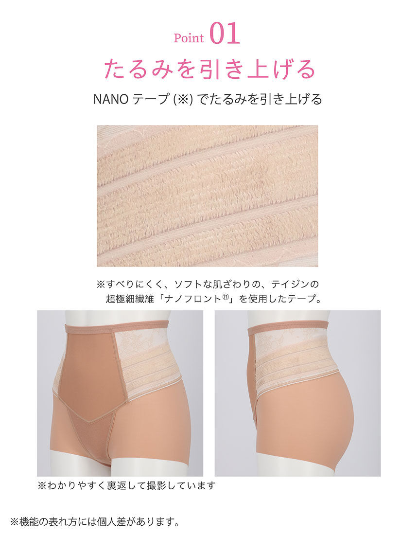 ワコール 引き上げて、美しく【肌リフト】 ガードル（ショート丈