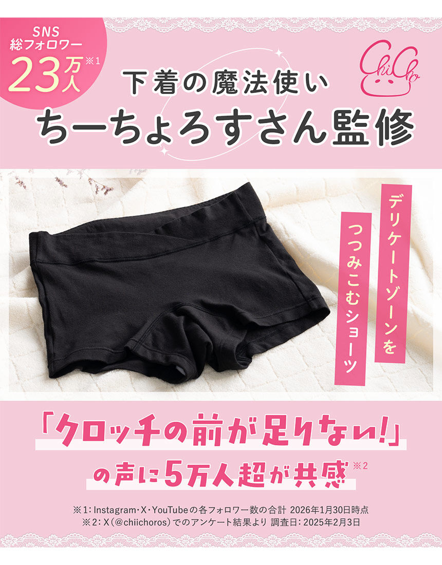 ワコール_マタニティ 幅広マチで妊娠中のおりものをキャッチ