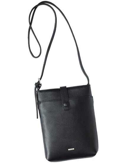 フロントポケット付　牛革ポシェット, , main