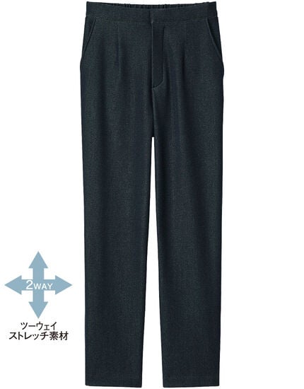 あったか裏起毛デニム調パンツ, , main