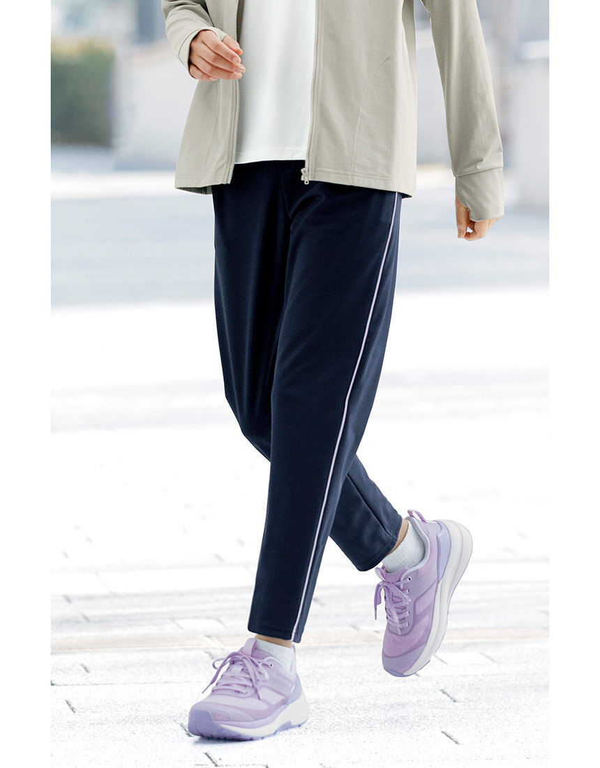 ウォーキングストレッチテーパードパンツ, , hi-res