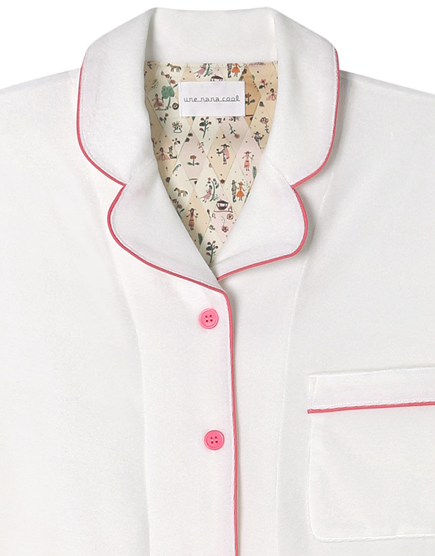 ウンナナクール なめらかパイルパジャマ MADE WITH