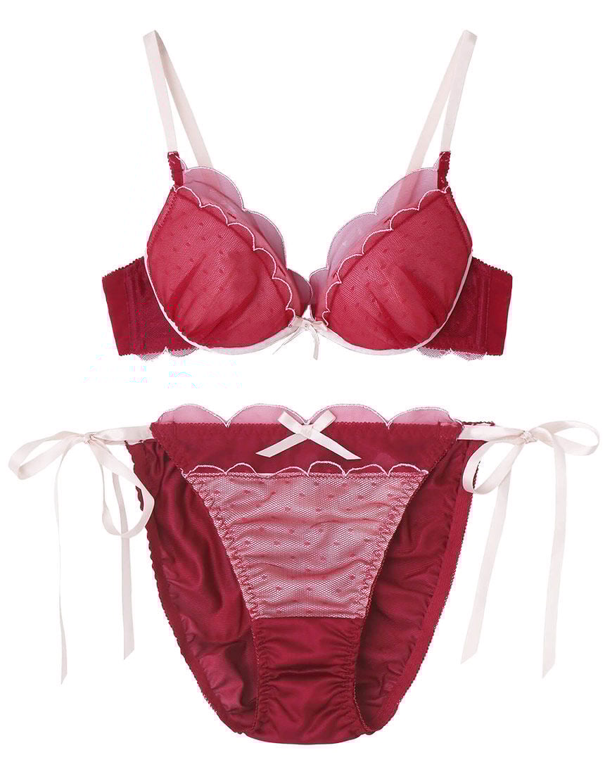 northerly (ノーザリー) シアードットチュール ブラ＆ショーツセット