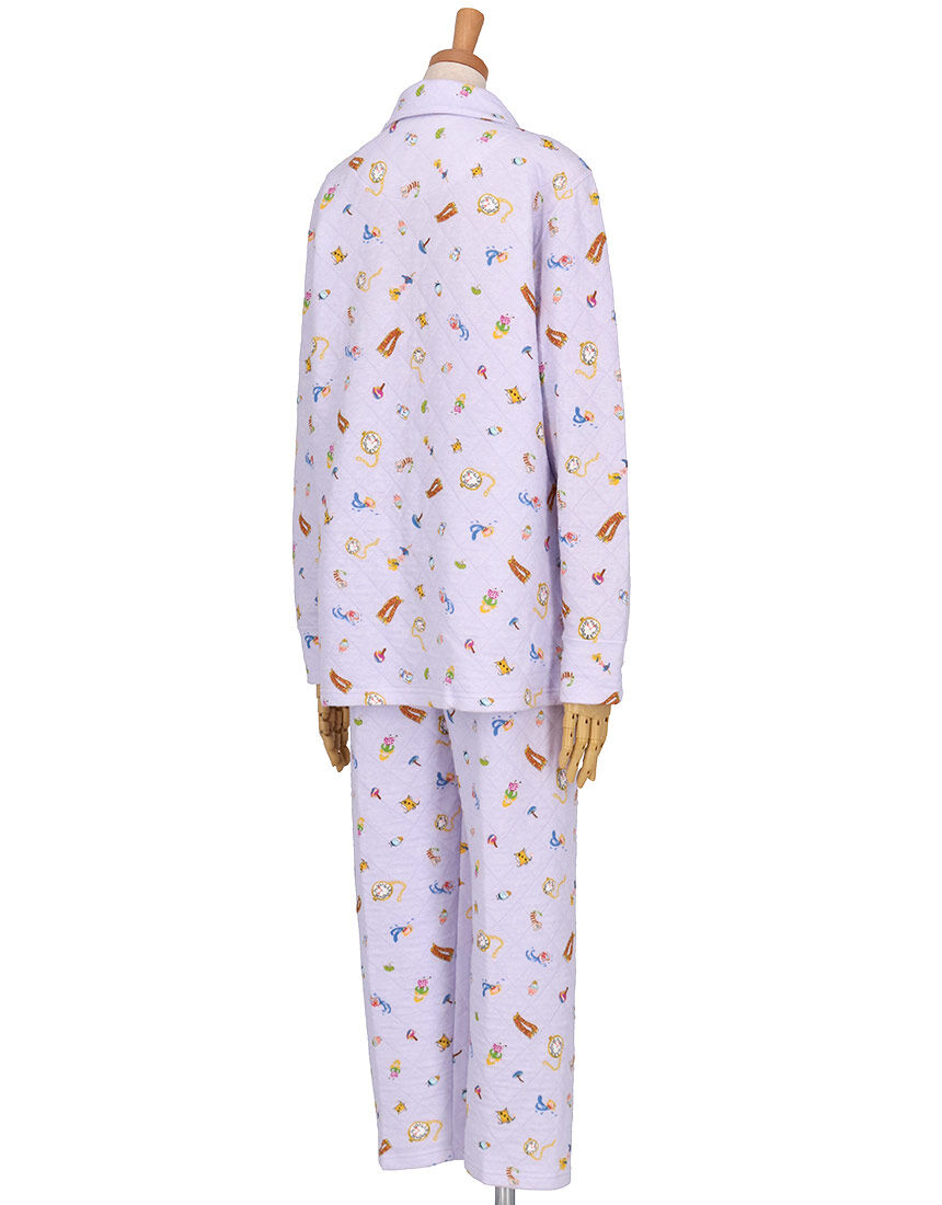 新品！ツモリチサト あったか素材 パジャマ Ｌサイズ ワコール キルトニット ツモリチサトスリープ 【綿混】とてもあたたかいキルトニット素材を