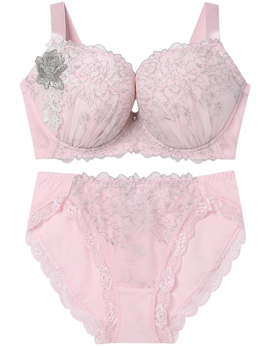 Lingè Noël ランジェノエル 美胸脇高 グラマーサイズブラショーセット