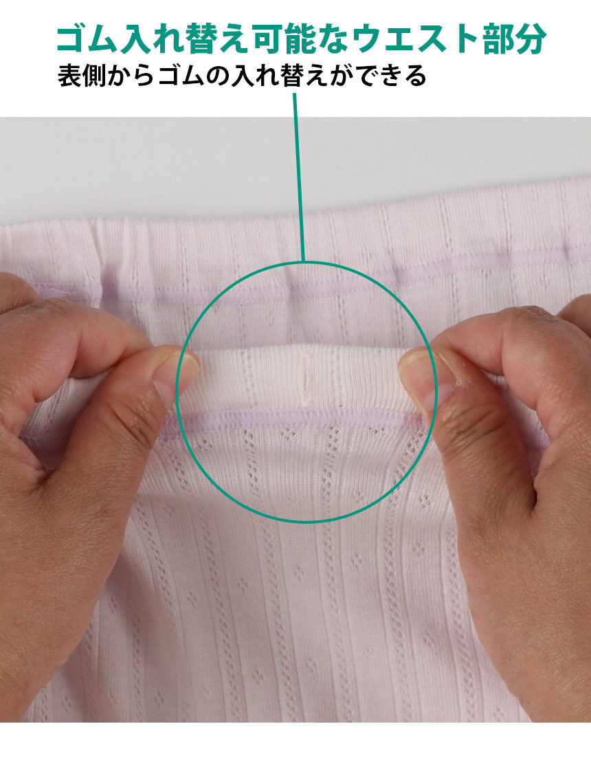 ワコール／らくラクパートナー 【綿100％】薄くてやわらかい・肌