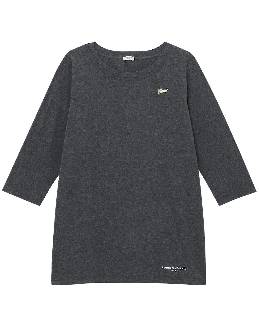 ツモリチサトスリープ 【綿混】7分袖Tシャツ トップス UTT235