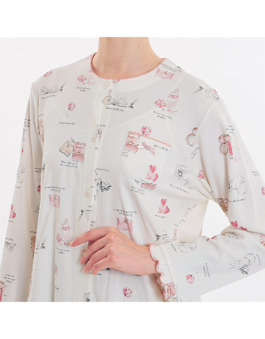 Lingè Noël ランジェノエル スムースレディキャット パジャマ NZL607