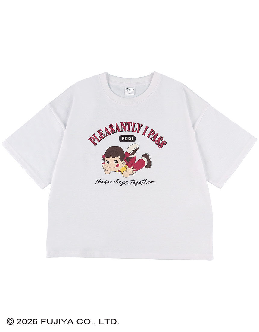 Lingè Noël ランジェノエル ペコちゃん 半袖Tシャツ Tシャツ NZL767