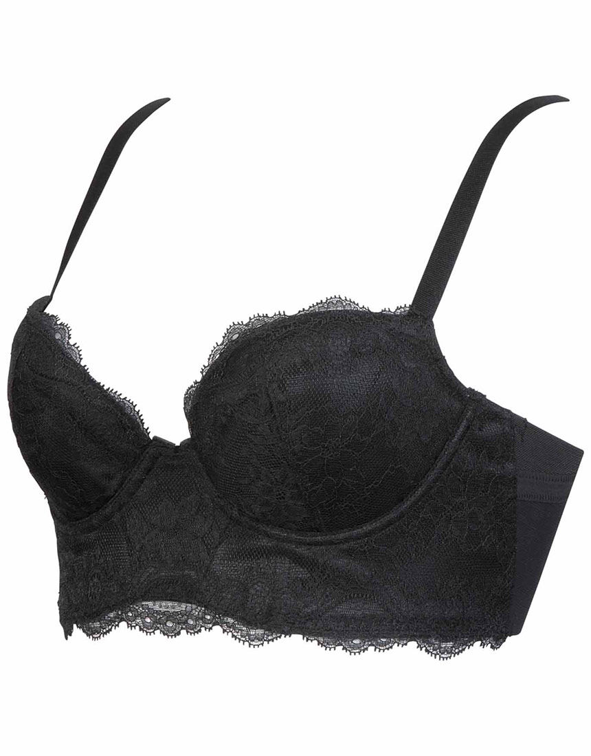 ワコール 高補整ミドリフ丈ブラ 3／4カップブラ BQB400｜ワコール