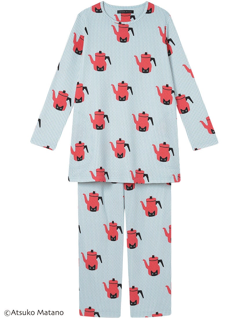 アツコマタノ 【綿混】とてもあたたかいキルトニット素材を使用