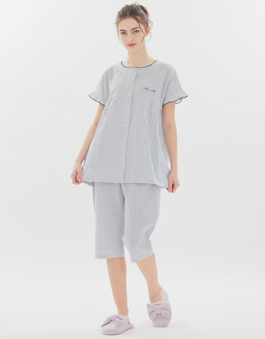 Lingè Noël ランジェノエル サッカーストライプ パジャマ NZL605