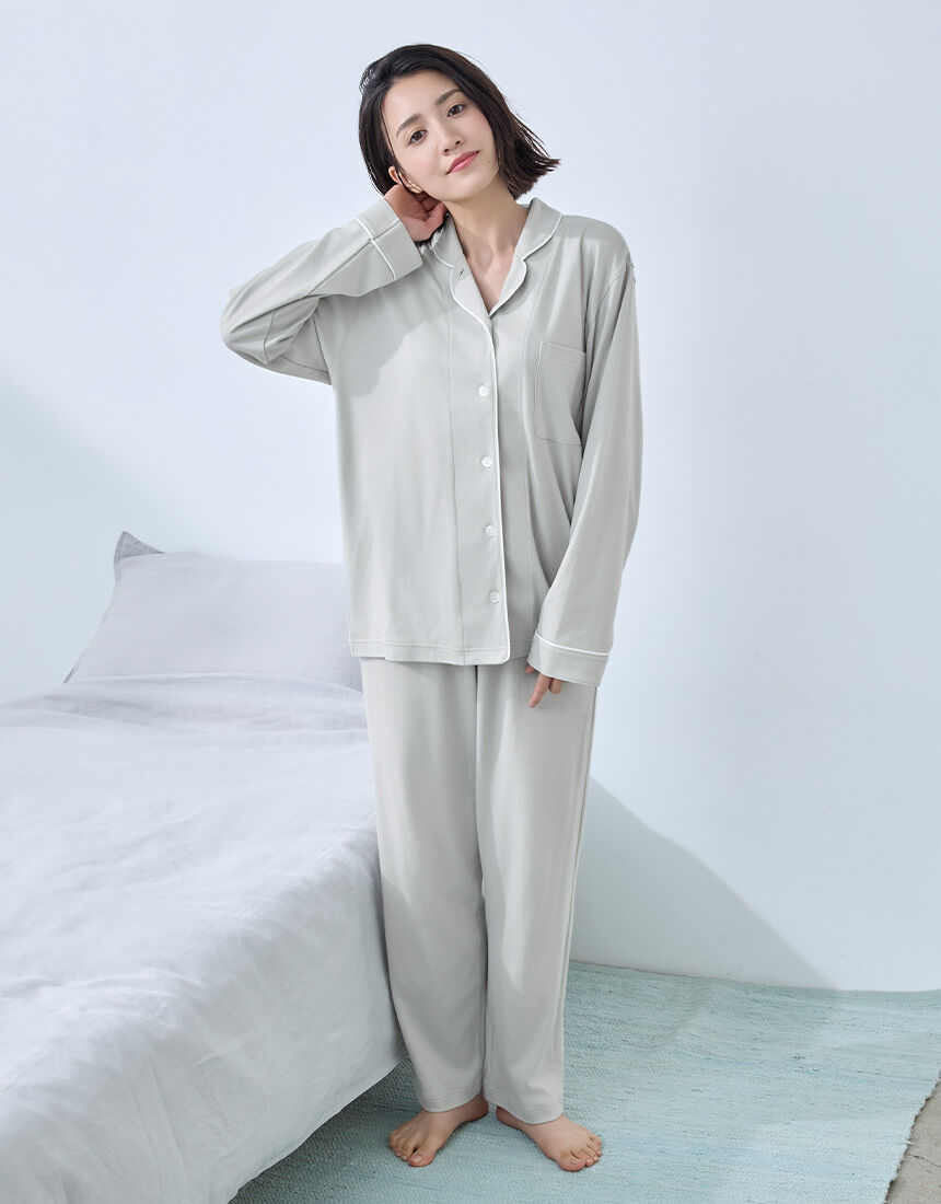 YOJOY なめらかでやわらかな綿100％パジャマ パジャマ AJY100