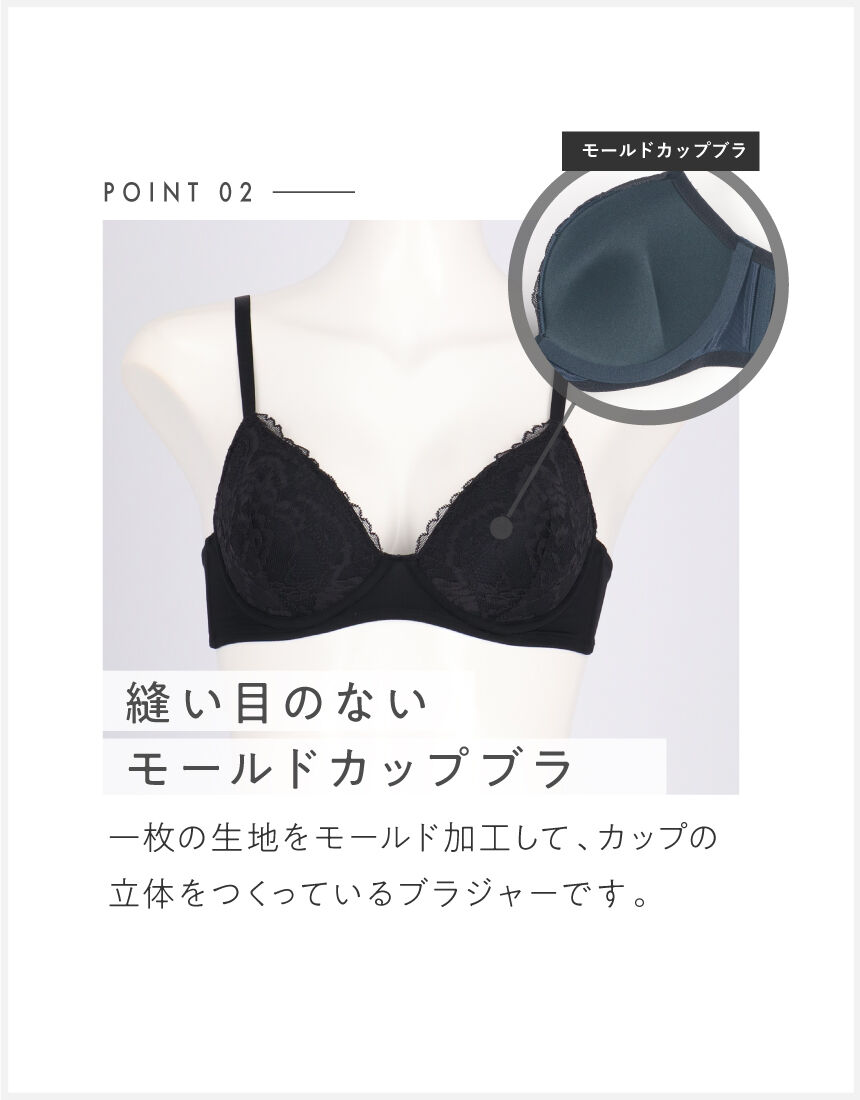 アンフィ ノンワイヤー ブラ＆ショーツセット BCC234｜ワコール