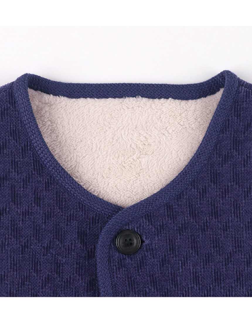 ワコール／らくラクパートナー 肌側はなめらかな風合いのボア素材