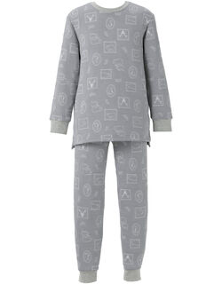 【あったか】　睡眠科学 男女児兼用パジャマ