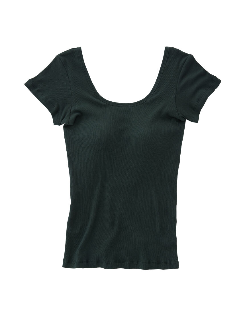 OUR WACOAL カップインTシャツ アウター トップス（カップ