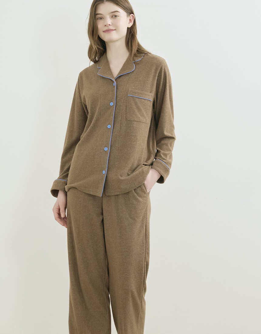 クレソンパジャマ ウンナナクール 【綿混】コットンパイルパジャマ MADE WITH