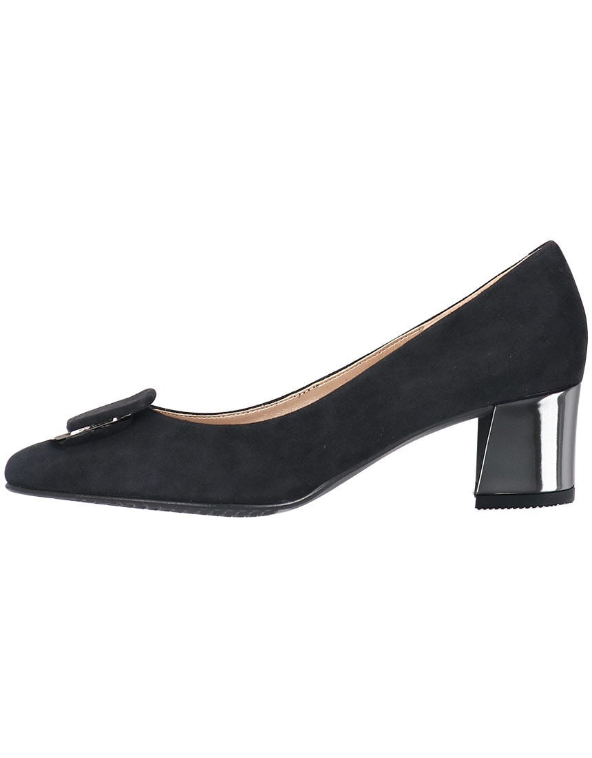 【新品】ワコール サクセスウォーク、パンプス、ヒール太め25/E 黒⑤　T 新品】ワコール サクセスウォーク、パンプス、ヒール太め25/E 黒