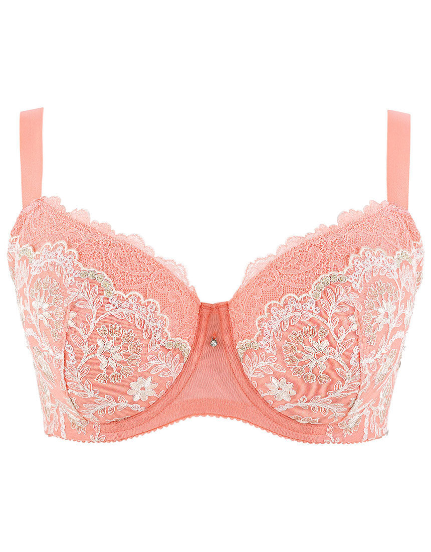 【G〜Iカップ、アンダー100cmまで】自然なまるみのシルエット 4/5カップブラ 【G〜Iカップ、アンダー100cmまで】自然なまるみのシルエット 4/5カップブラ