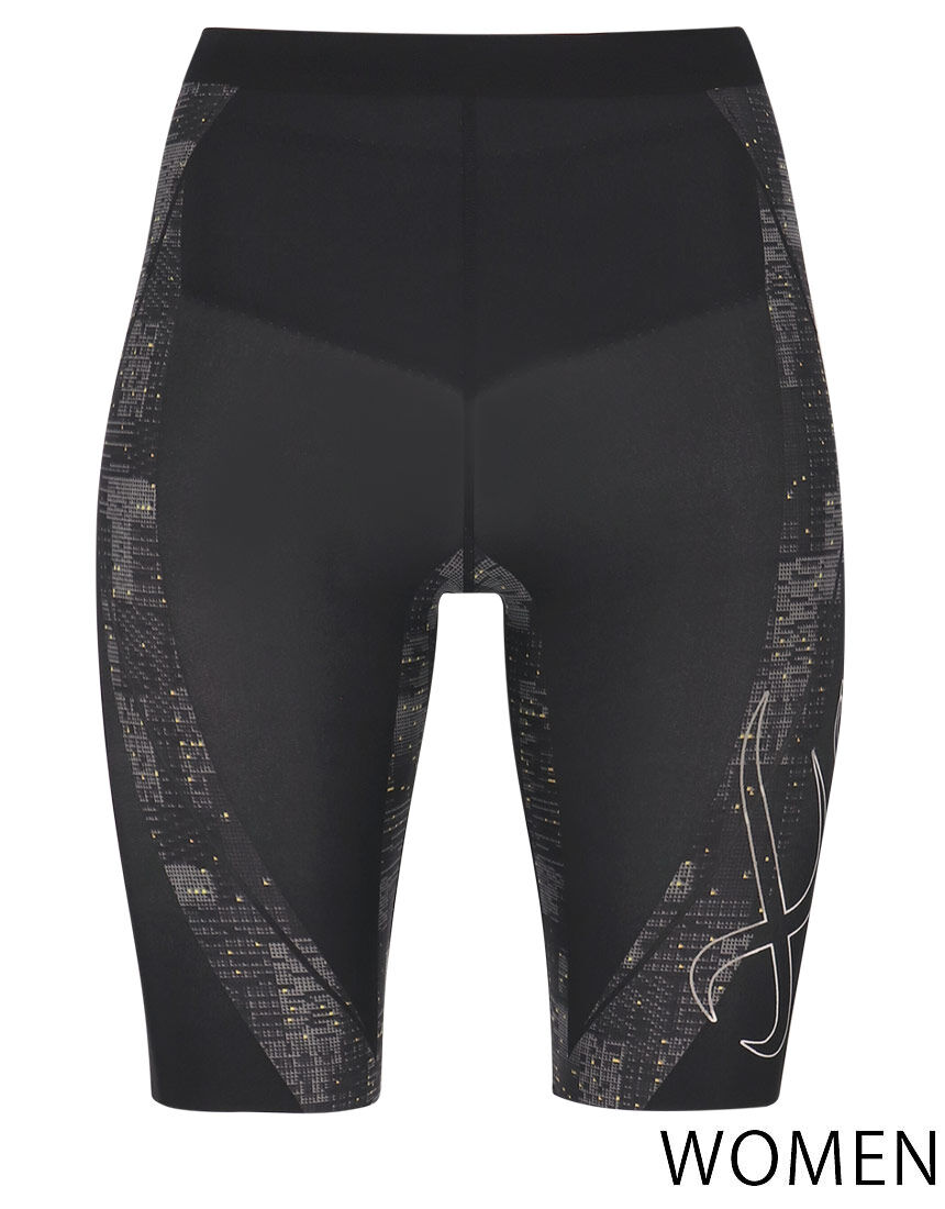 シャルボン　ハーフタイツ　ホワイト✕ネイビー ニシ メンズ 陸上/ランニング ハーフスパッツ HALF TIGHTS ハーフ