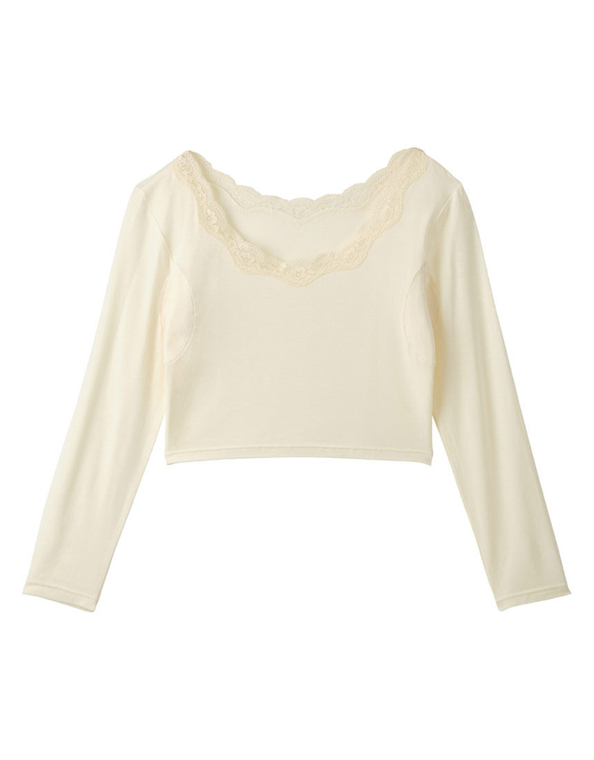 【保湿加工・ショート丈】ボディにフィットし服をすっきり着こなせる。Ｉｔ'ｓモイスティショート丈９分袖 インナー