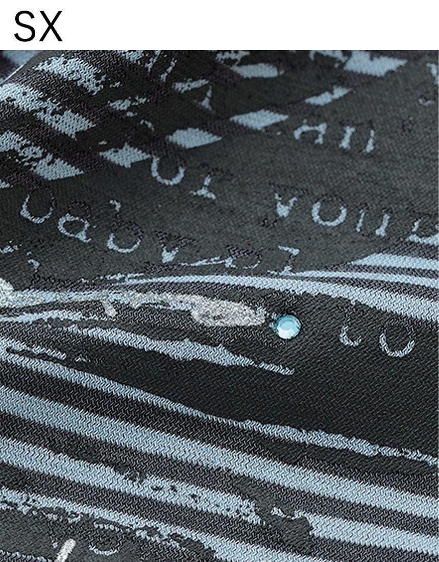 ラインストーン付ボーダーＴシャツ, , hi-res