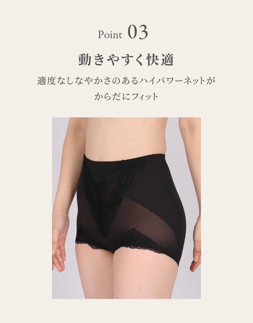 ワコール 高補整ショートガードル ガードル（ショート丈） GQC200