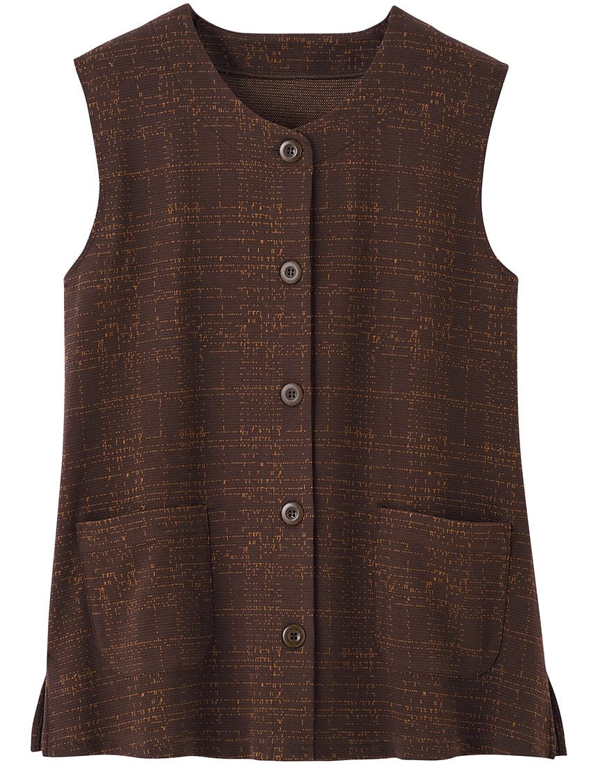 ワコール／らくラクパートナー やわらかな風合い・ジャカードのベスト
