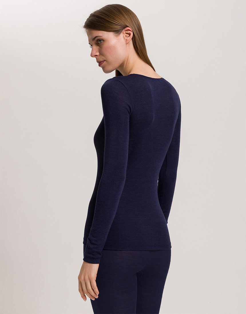 ハンロ ウール・シルク素材 トップス（長袖） UIH300｜ワコール直営の