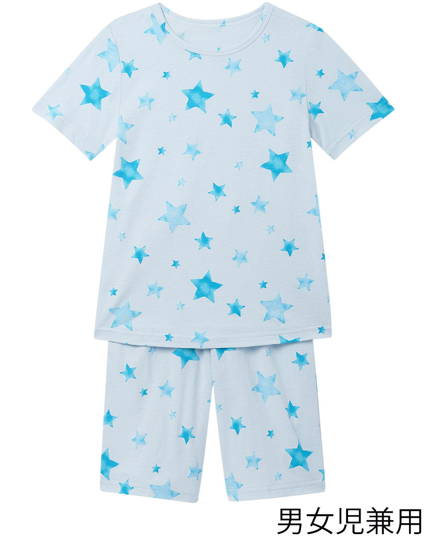 特選ワコールKIDS FIRST TIARAパジャマ　160 XS 新品　SS ワコール_キッズ 【半袖】綿100％水彩タッチのいちご柄／インパクト