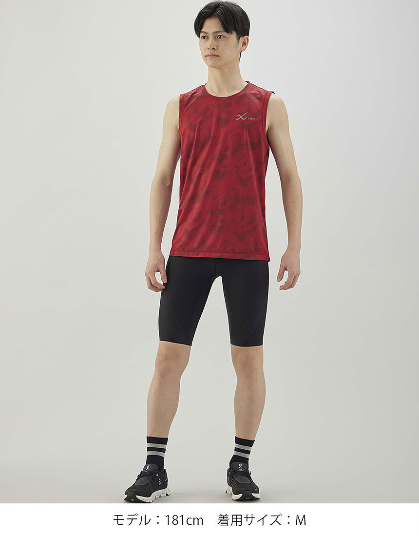 CW－X ハーフ｜軽量｜下半身サポート｜マラソン・球技など