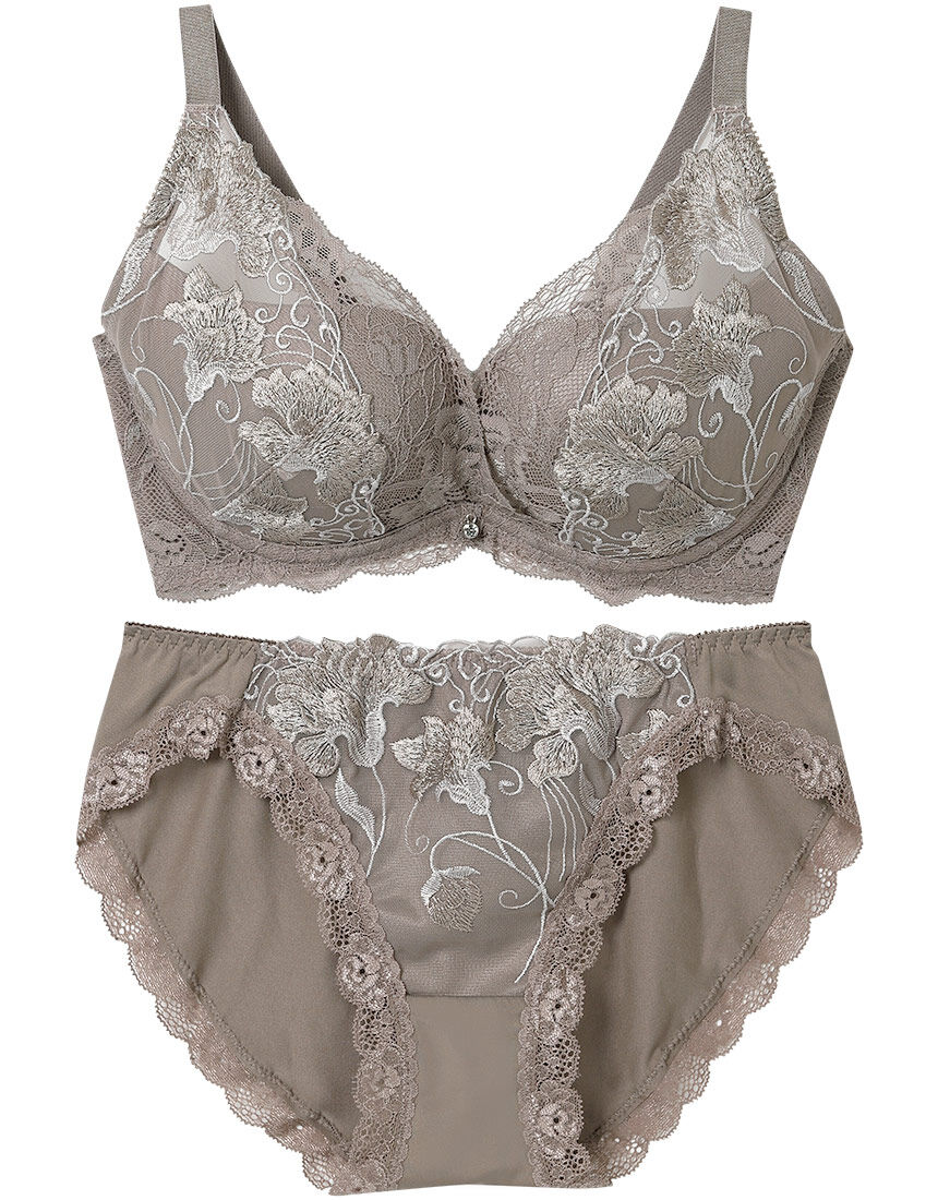 Lingè Noël ランジェノエル 美胸脇高 カシュクール型 ブラ＆ショーツ