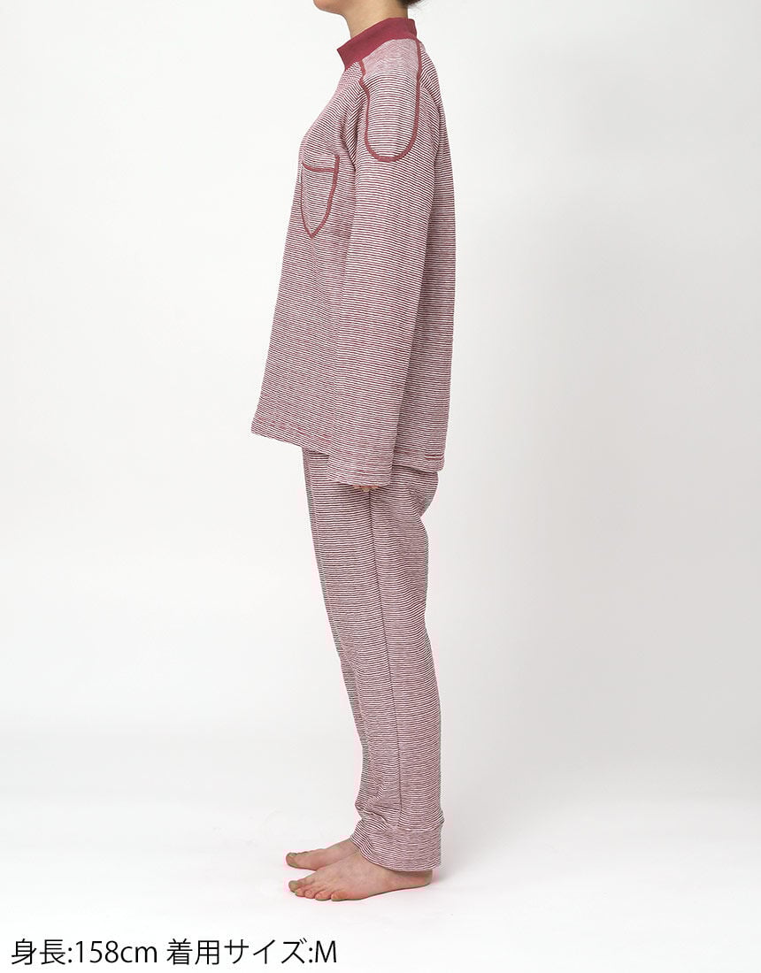 ワコール／睡眠科学 【綿混】ふんわりあたたかい 吸湿発熱 パジャマ