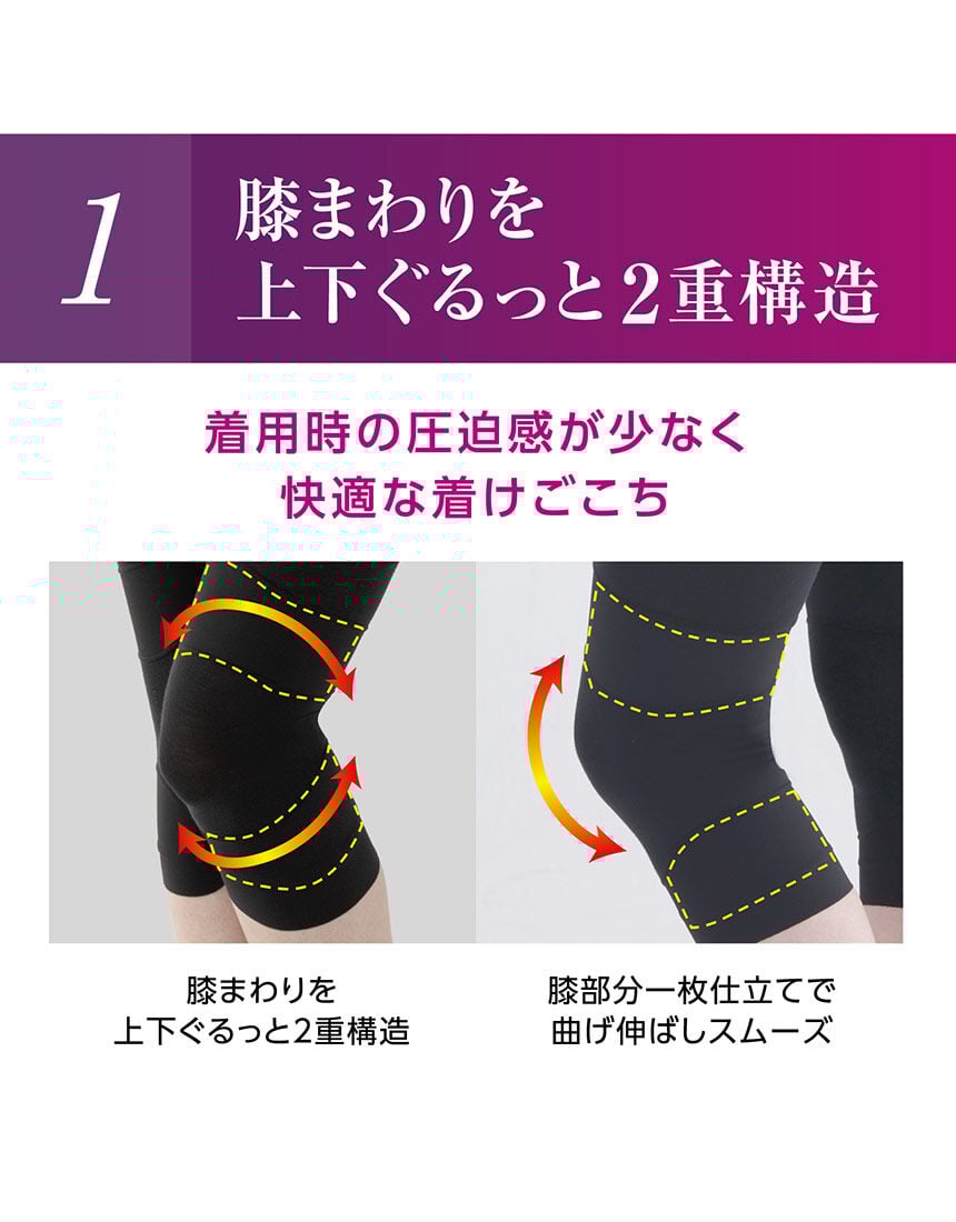 ルシアン ひざボトム 機能ボトム（ひざ下丈） GLC044｜ワコール直営の