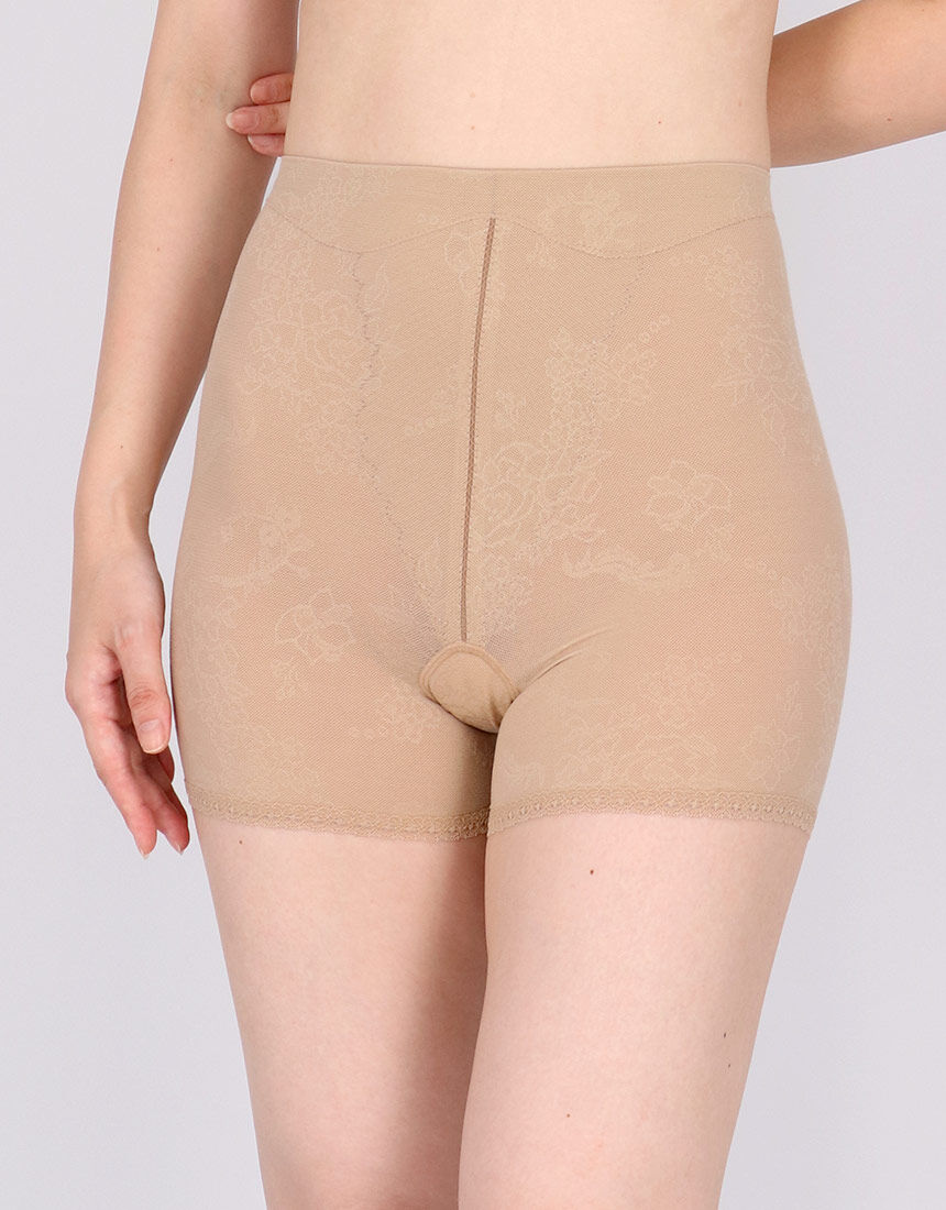 ワコール 綿混×メッシュ【大きめサイズもあり！】 ガードル（ショート