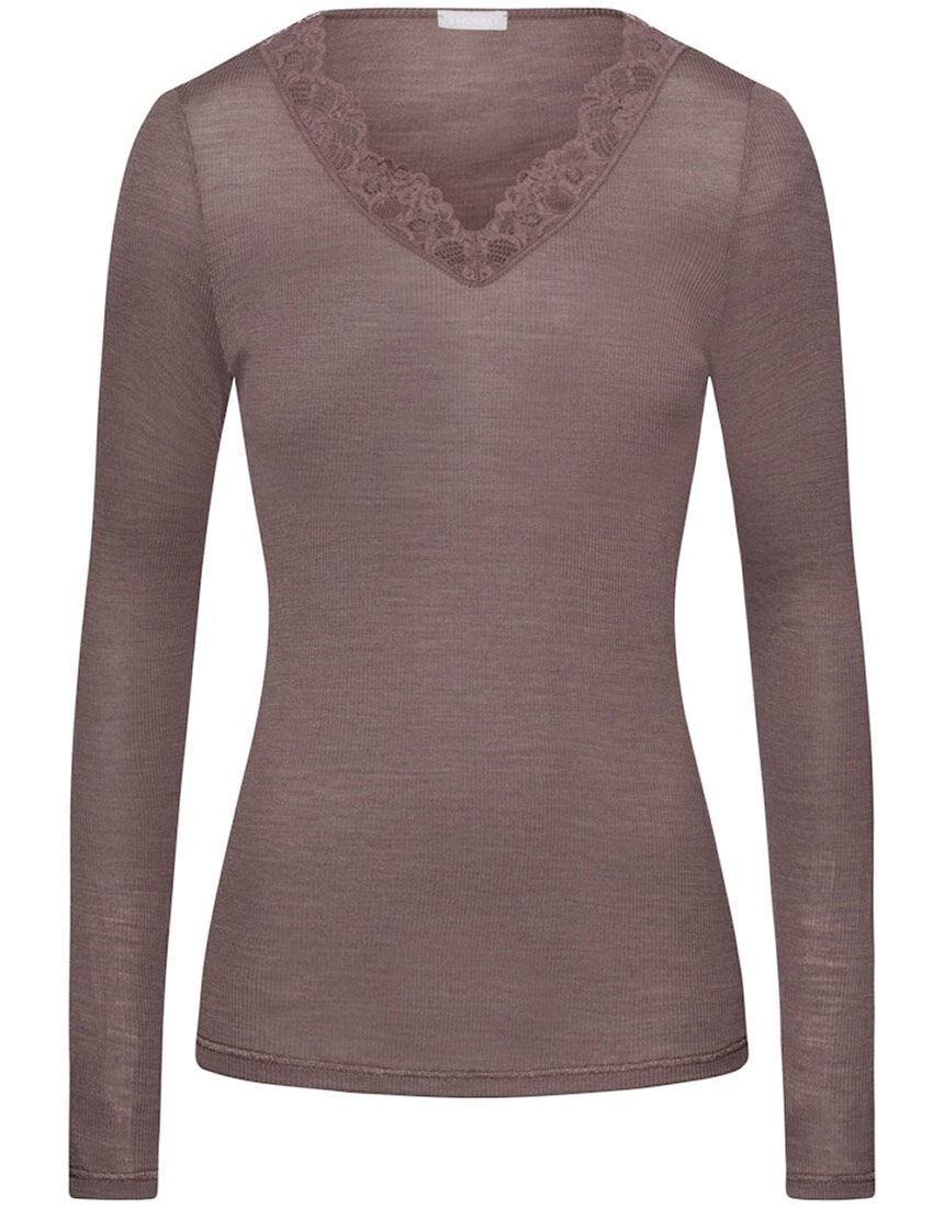 ハンロ 身生地ウール・シルク素材 トップス（長袖） UIH323｜ワコール