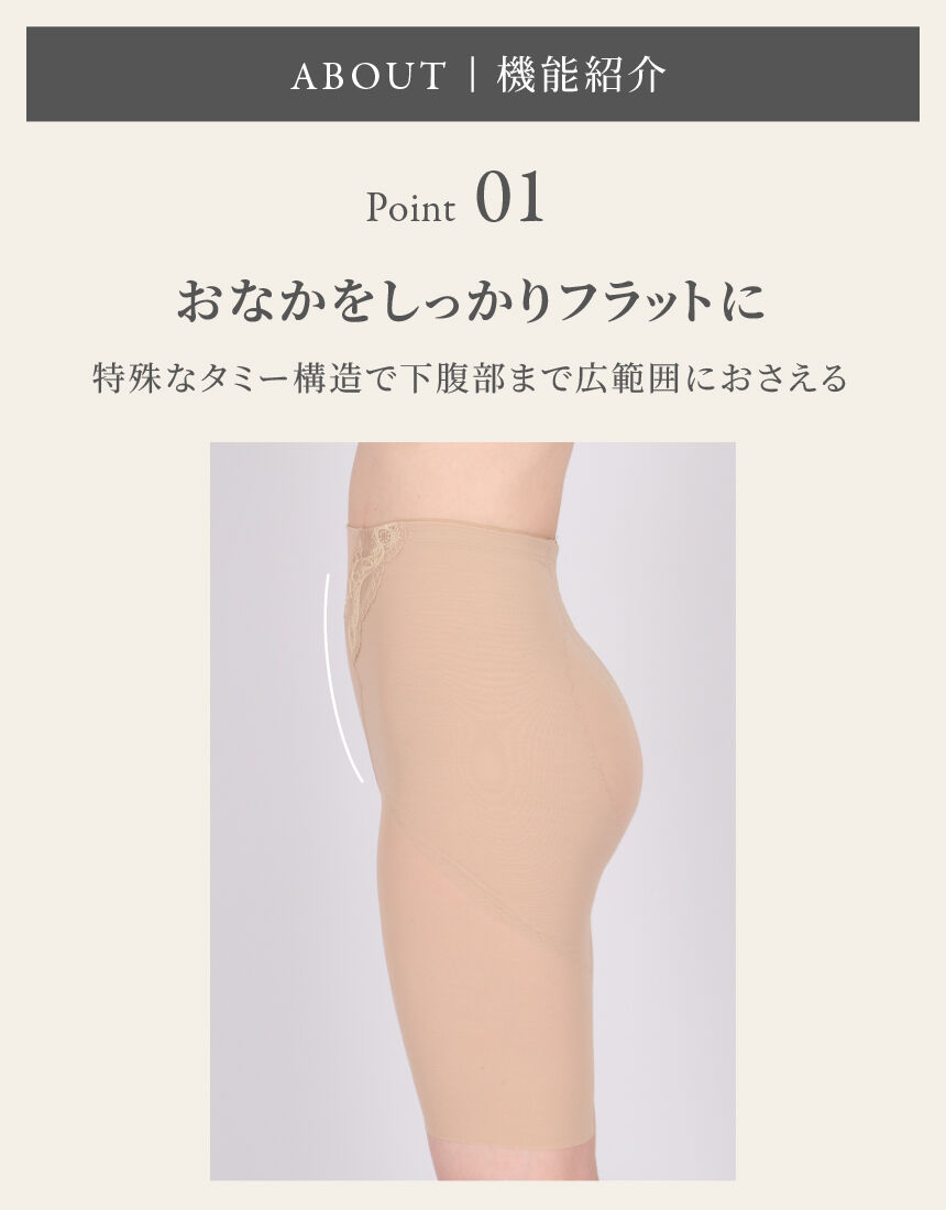 ワコール 高補整ジャストウエストガードル ガードル（ロング丈