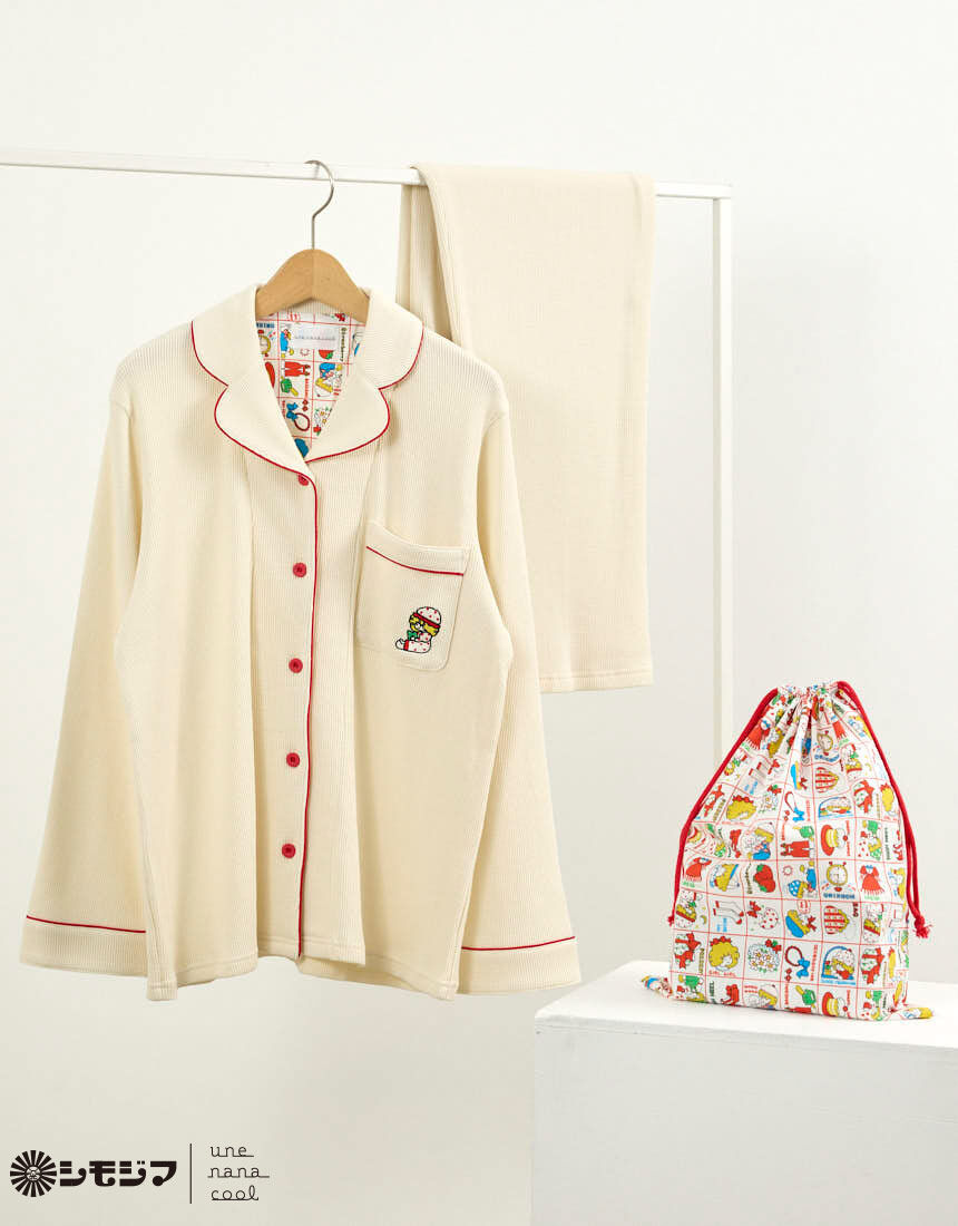 ウンナナクール MADE WITH シモジマ 【綿100％】開襟