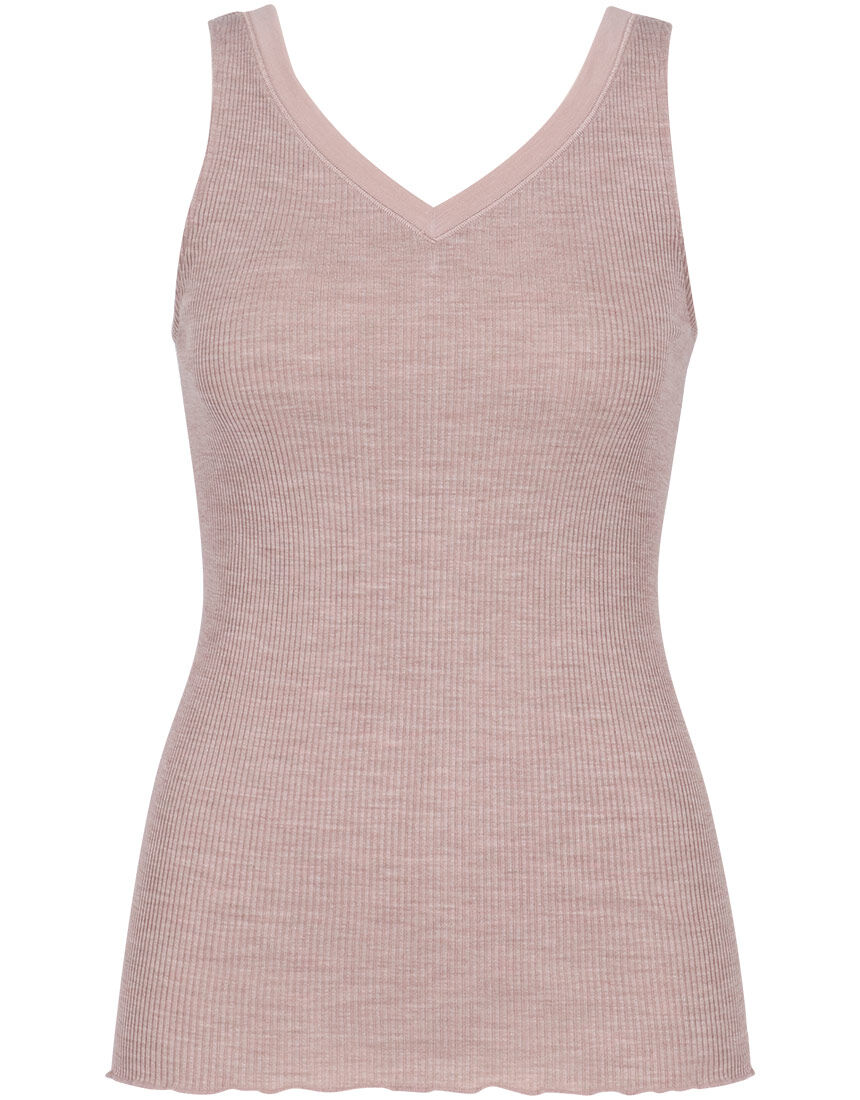 ワコール（WACOAL）/シルク混　ノースリーブ（ＣＬＢ６６９） ワコール 【洗えるシルク】シルク50％混 ノースリーブ CLB669