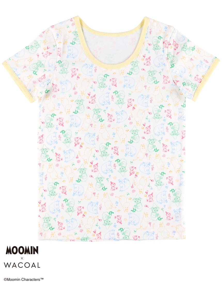 MOOMIN×ワコール キャラクターコラボトップ(半袖) MOOMIN×ワコール キャラクターコラボトップ(半袖)