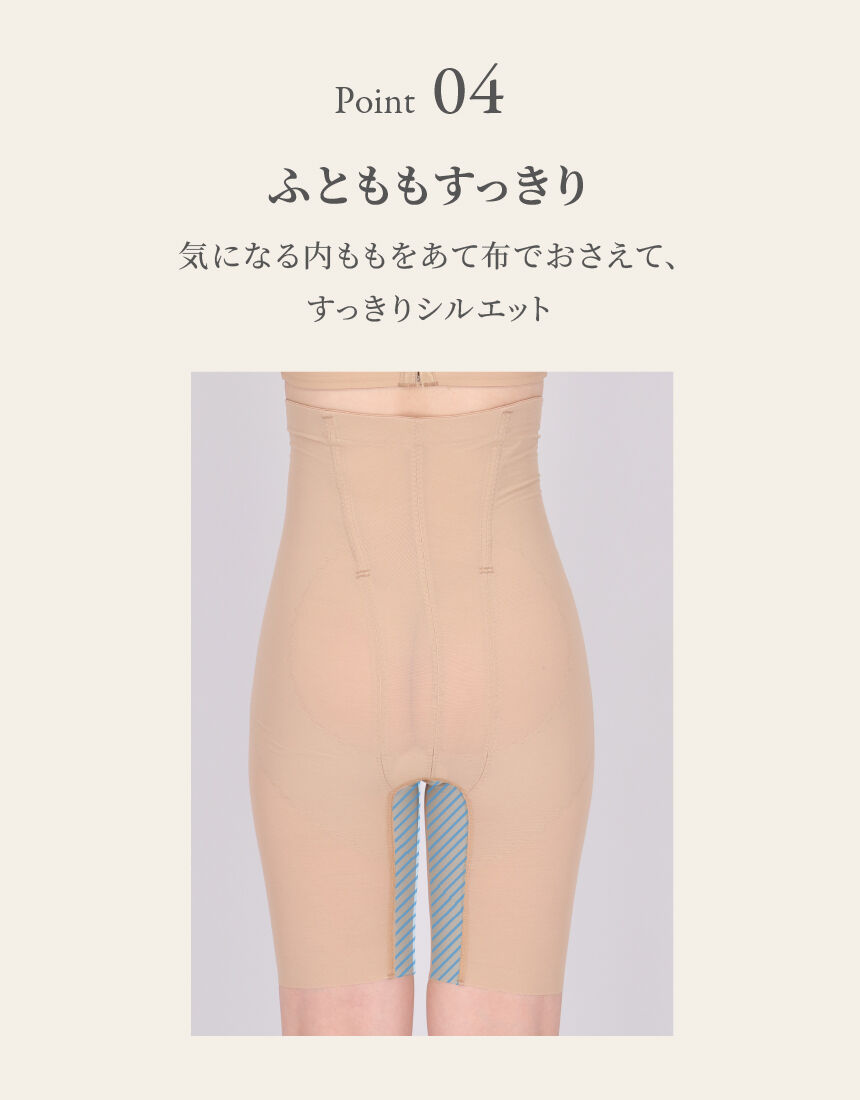 ワコール 高補整ハイウエストガードル ガードル（ロング丈） GQC700