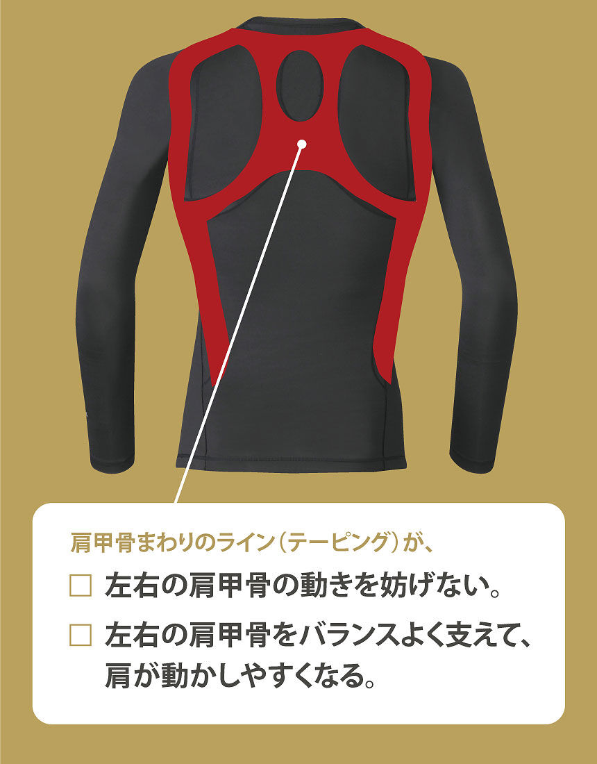 CW-X メッシュ|JYURYU|ゴルフにおすすめ|着用時の姿勢をととのえ、肩の動きをスムーズに| 機能性トップス JAO399|ワコール直営の公式下着通販サイト ワコールウェブストア CW-X メッシュ|JYURYU|ゴルフにおすすめ|着用時の姿勢をととのえ、肩の動きをスムーズに| 機能性トップス JAO399|ワコール直営の公式下着通販サイト ワコールウェブストア
