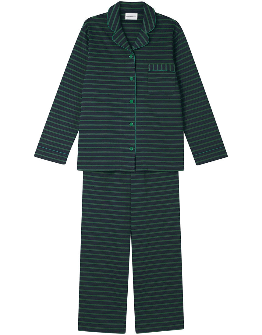 ハマさん専用 ウンナナクール 【綿混】ポンチボーダーパジャマ パジャマ LP6463