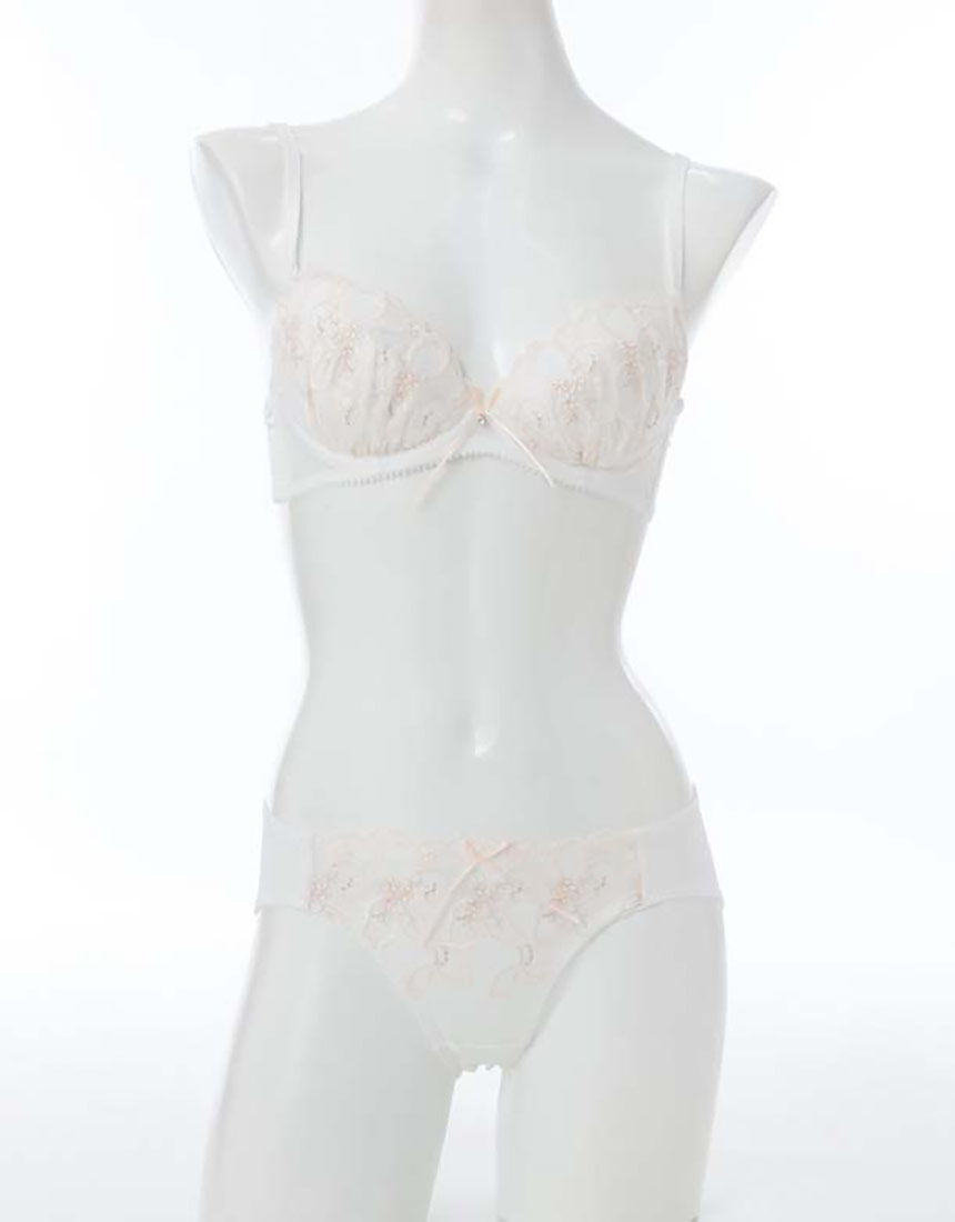 Lingè Noël ランジェノエル クレールフローラル ブラ＆ショーツセット