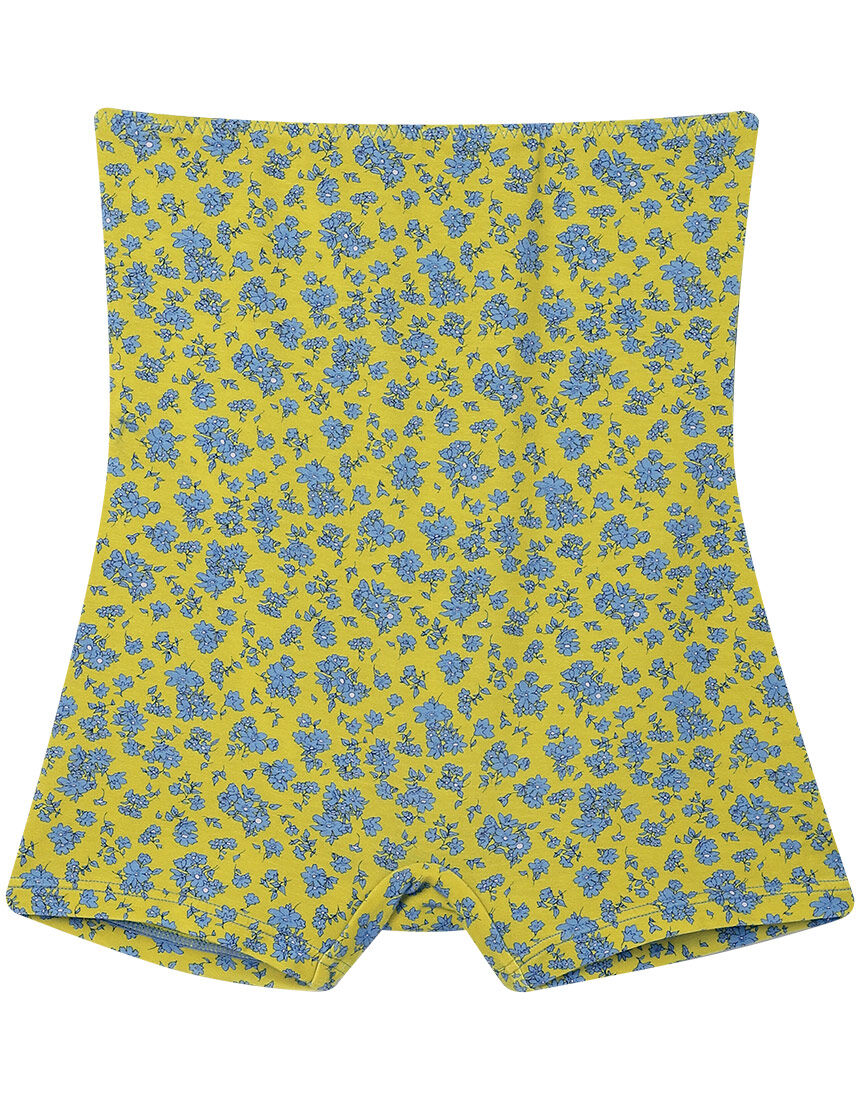 ワコール プレミュラ花柄イエローM ウンナナクール MADE WITH LIBERTY FABRIC
