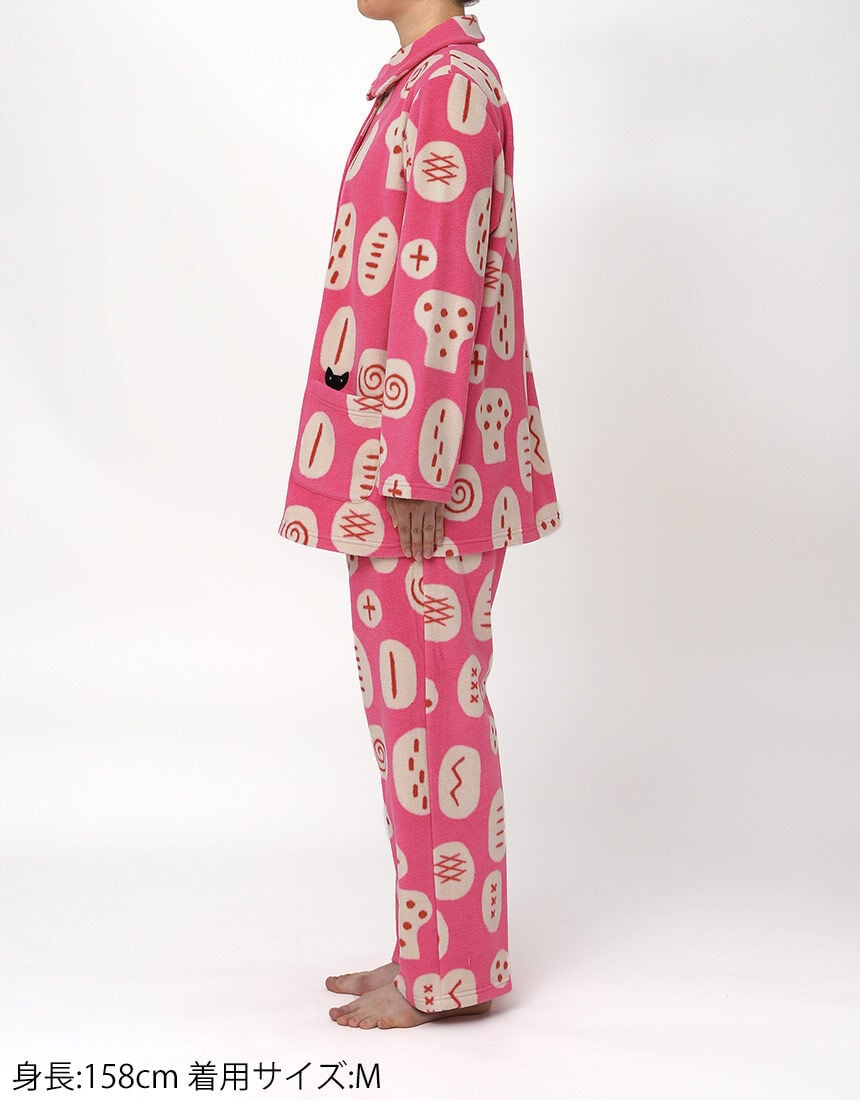 アツコマタノ とてもあたたかなマイクロフリース素材を使用 パジャマ